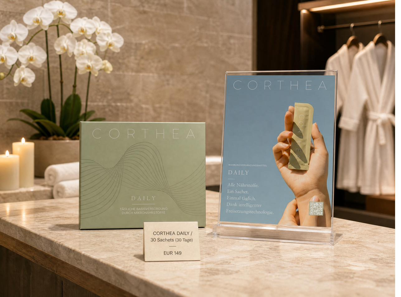 CORTHEA am Spa-Empfang